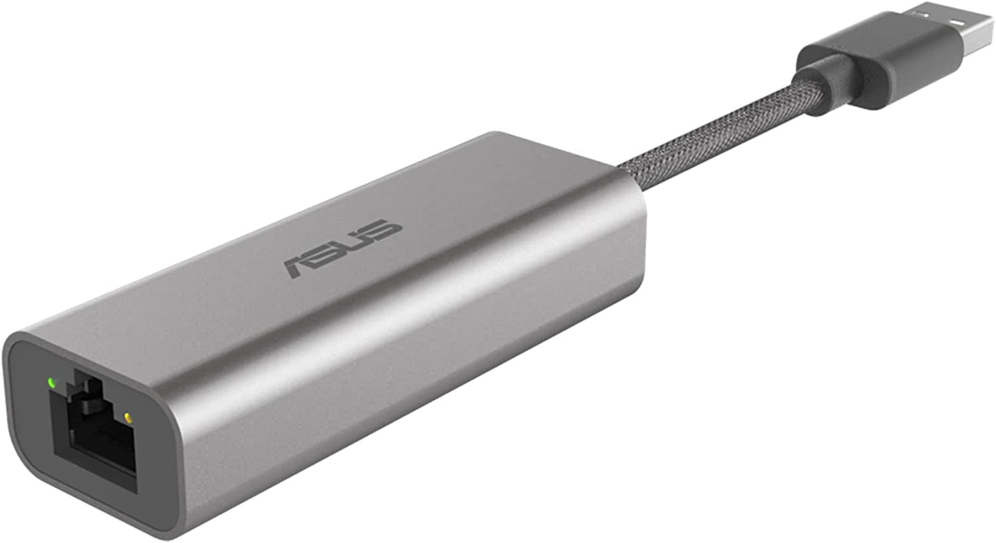 USB 3.2 Gen 1 Adapter USB-C2500, USB-A Stecker > RJ-45 Buchse
