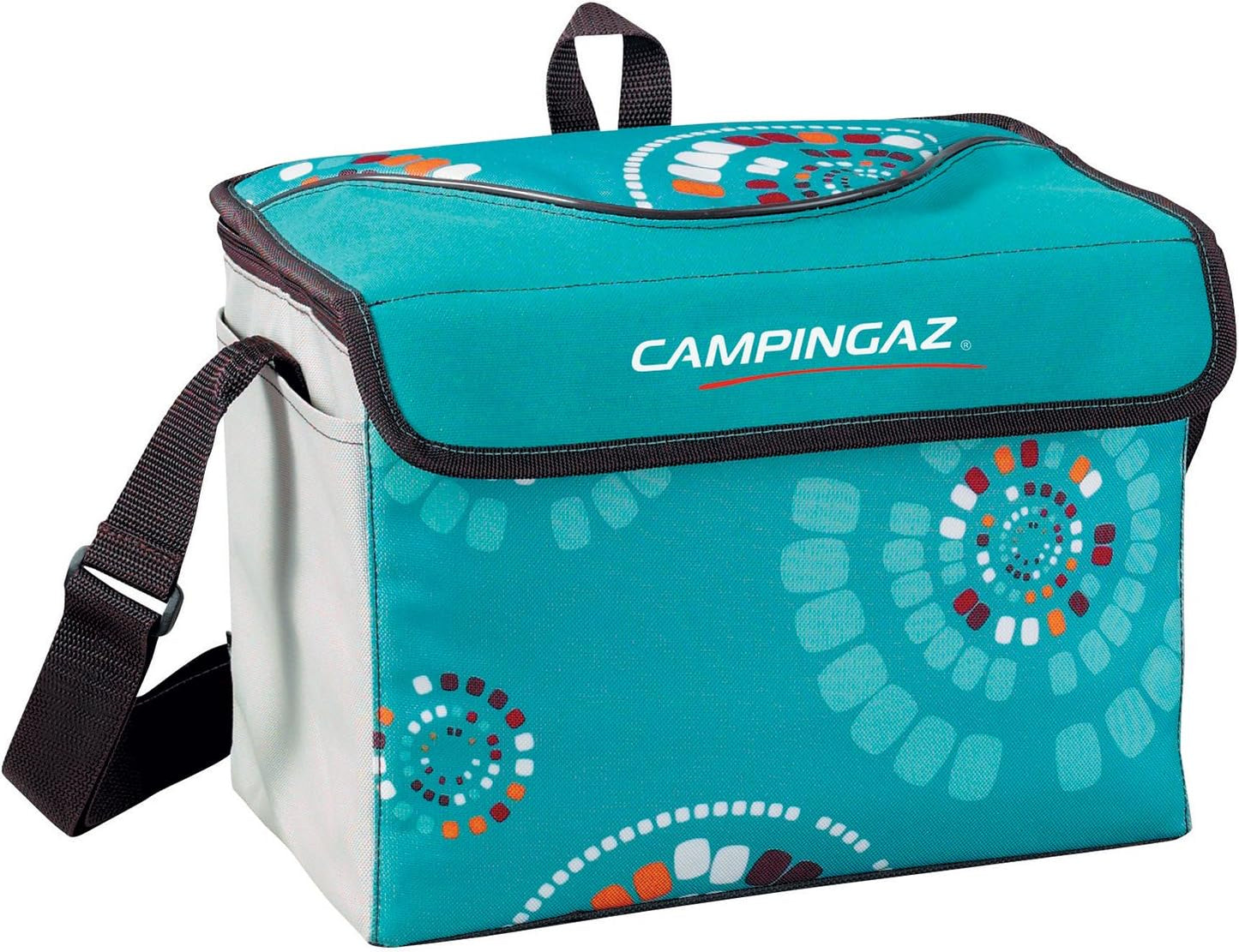 Minimaxi Ethnic Flexible Kühltasche, 4L türkis-grau