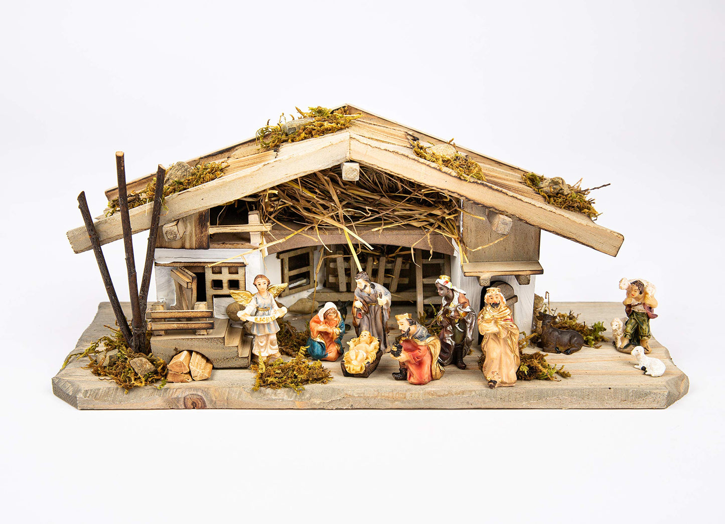 Weihnachtskrippen Set W20, Weihnachtskrippe W20+figuren