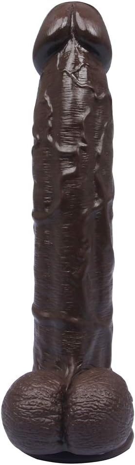 XL Dildo, Schwarze Schokoladenfarbe
