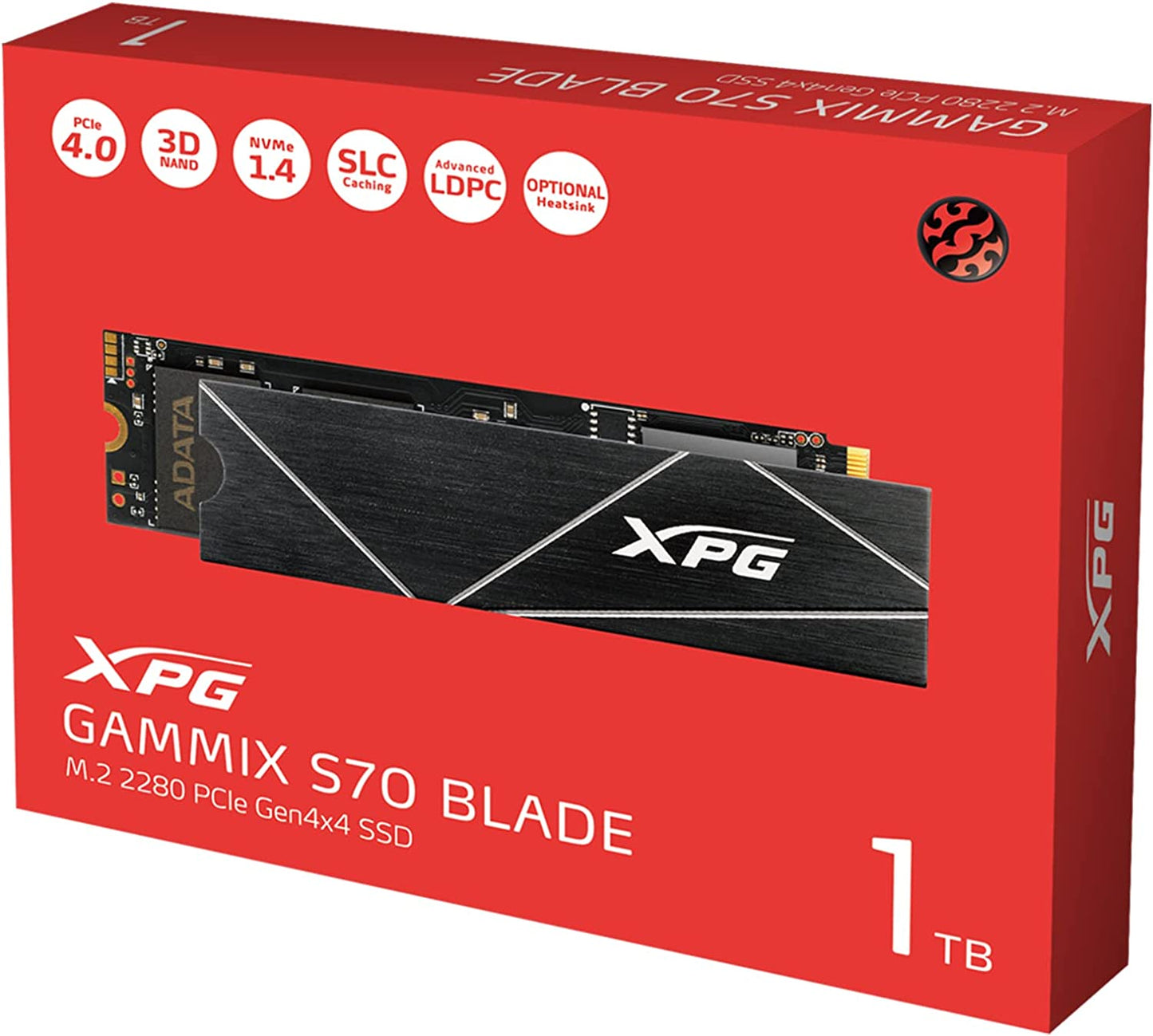 XPG GAMMIX S70 BLADE 1 TB, SSD, 1 TB S70 Blade (7400MB/s)