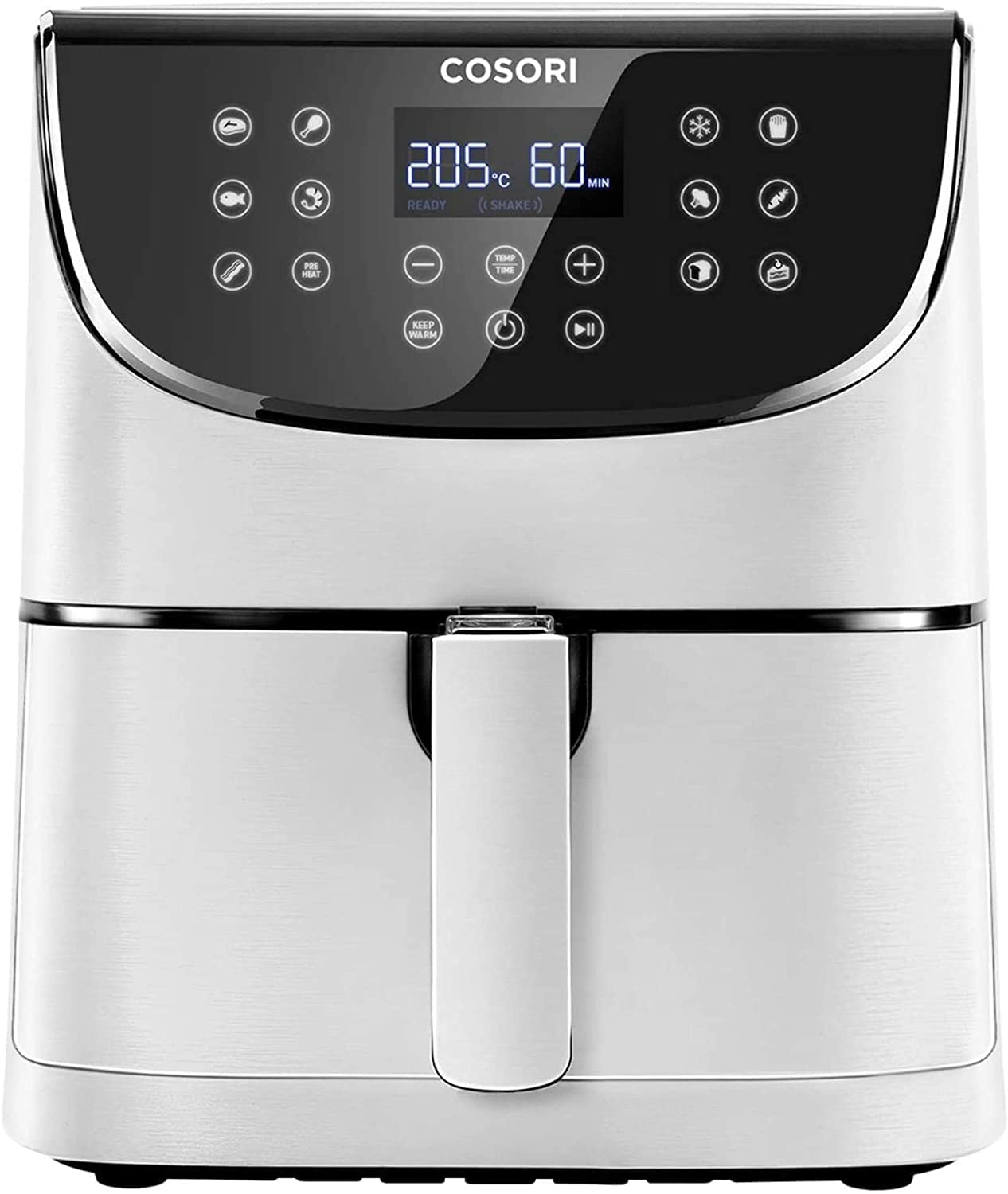 Heissluftfritteuse, 5,5 L, Premium, weiss