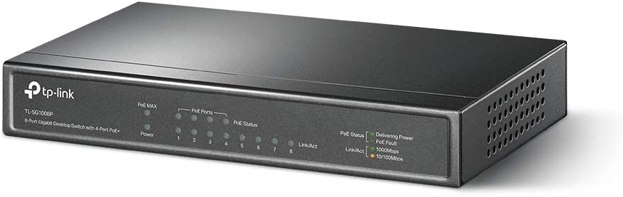 TL-SG1008P, Switch, Unmanaged PoE