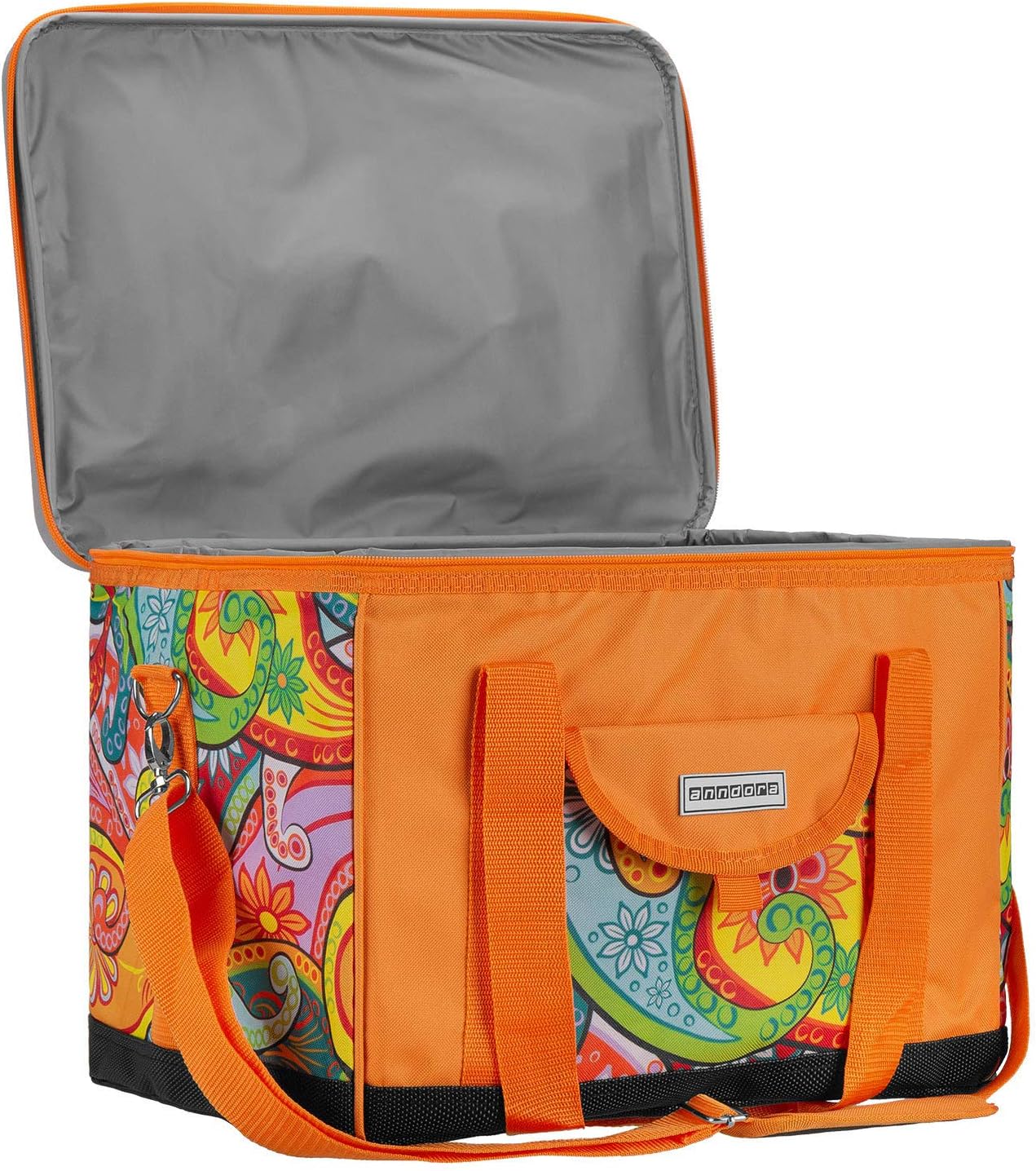 Kühltasche, XL paisley orange