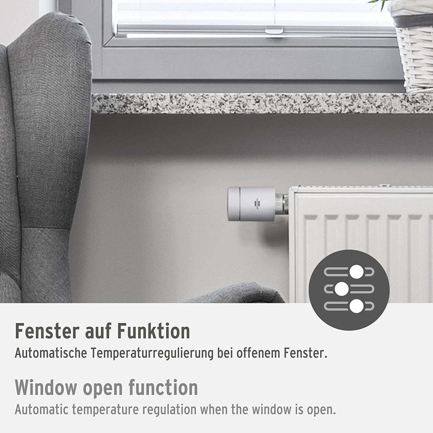 Connect Zigbee Heizkörperthermostat, Heizungsthermostat