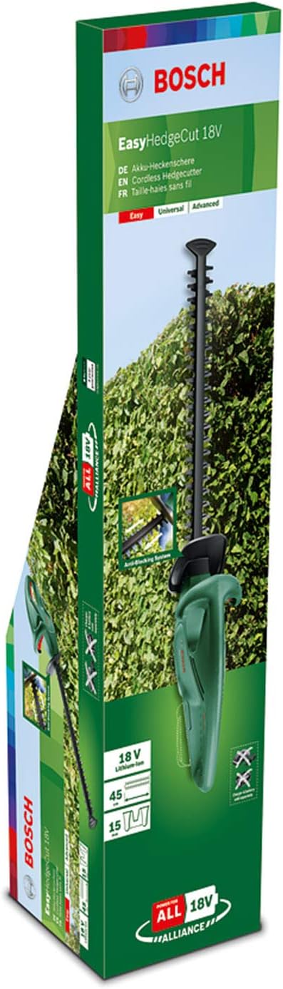 Akku-Heckenschere Easy HedgeCut 18-45 solo, Ohne Akku und Ladegerät 45 cm Messerlänge Ohne Akku und Ladegerät
