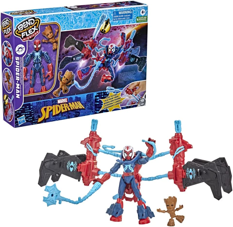 Marvel Spider-Man Bend and Flex Missions Spider-Man, Spielfigur