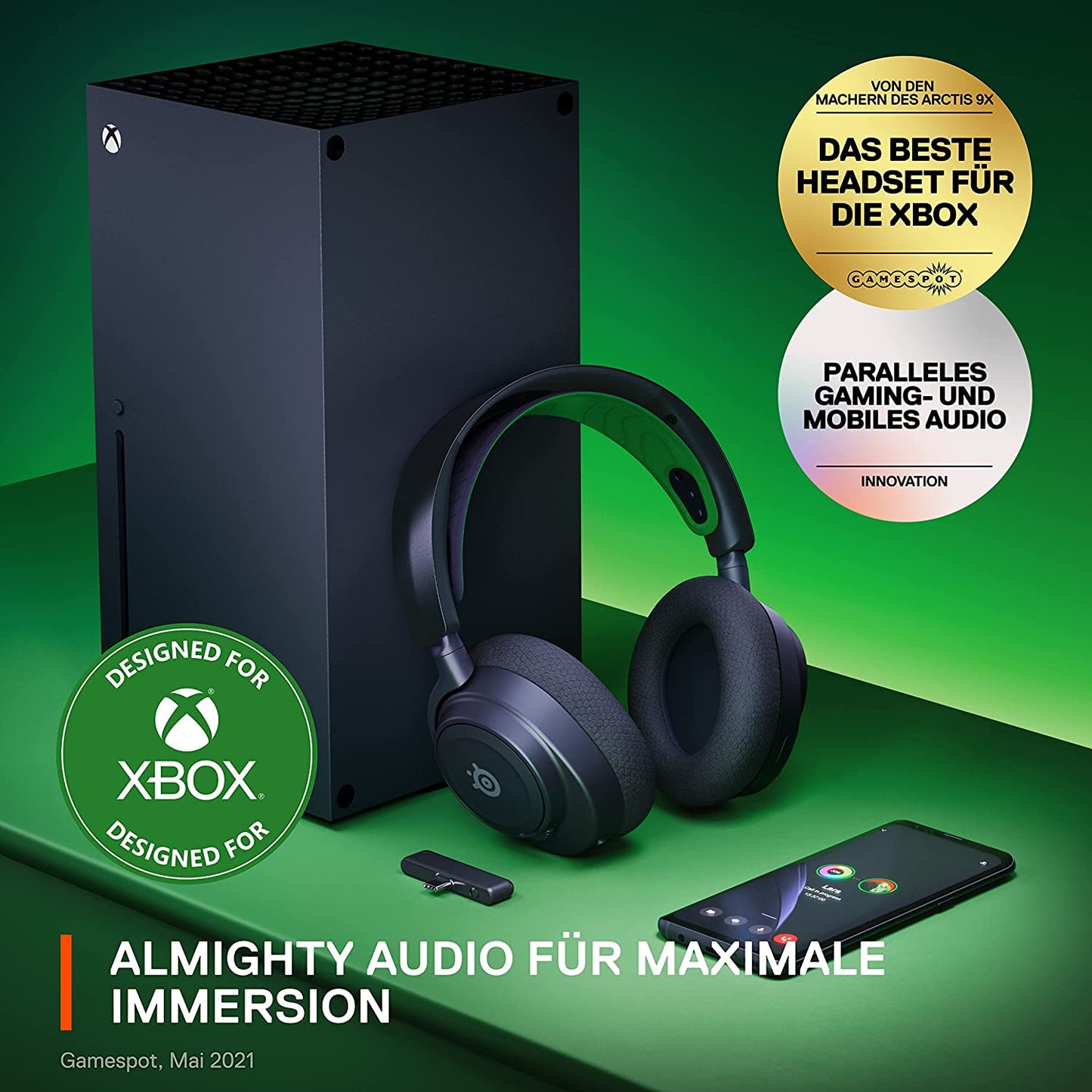 Arctis Nova 7X, Gaming-Headset, Gen 1 - Schwarz