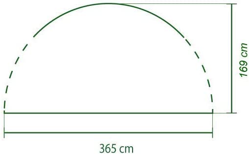 Sunwall L, Seitenwand mit Tür für Event Shelter Pro L 3,65m, Seitenteil