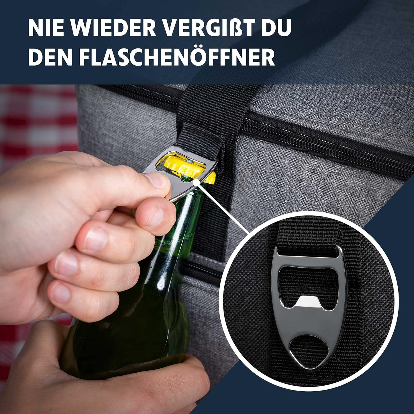 Kühltasche, 30 Liter|Grau