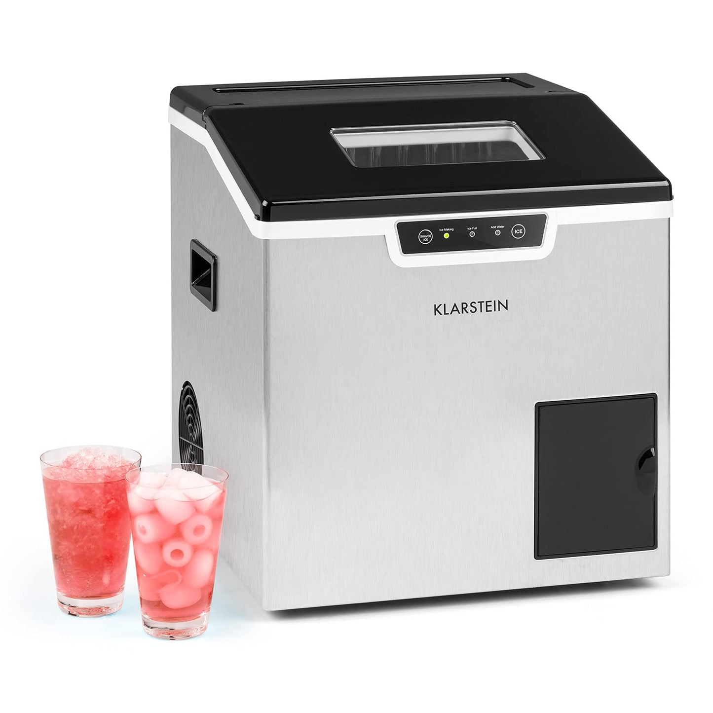 Ice Festival Eiswürfelmaschine, 3 L, Grau / Schwarz