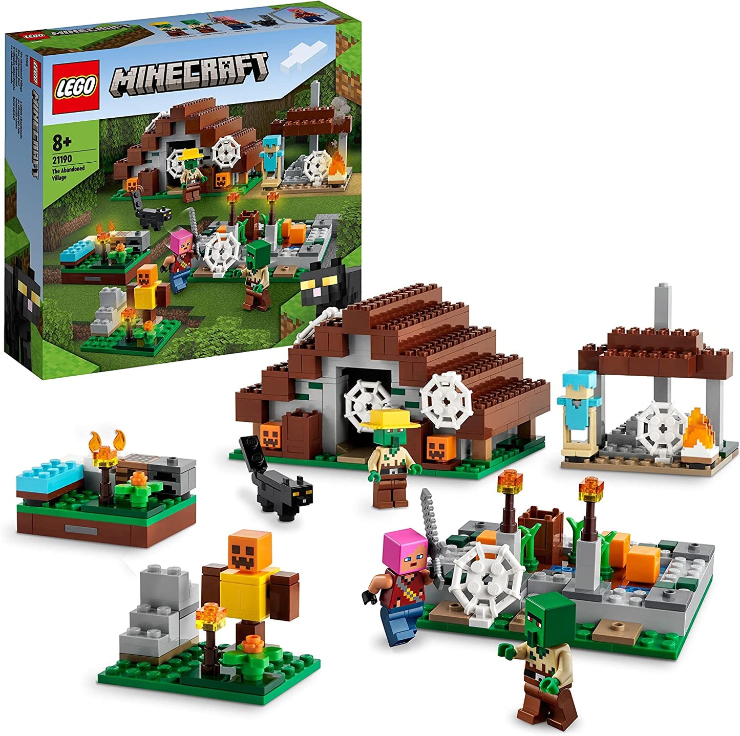 21190 Minecraft Das verlassene Dorf, Konstruktionsspielzeug