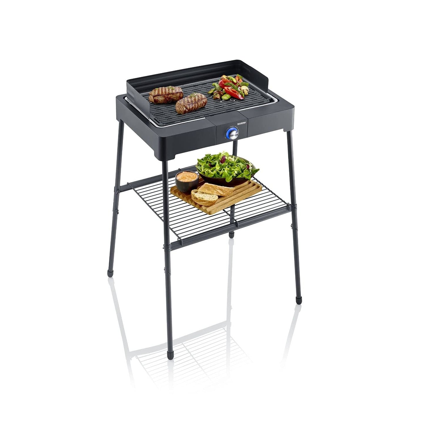 PG 8568 eBBQ, Standgrill mit Aluminium-Grillplatte