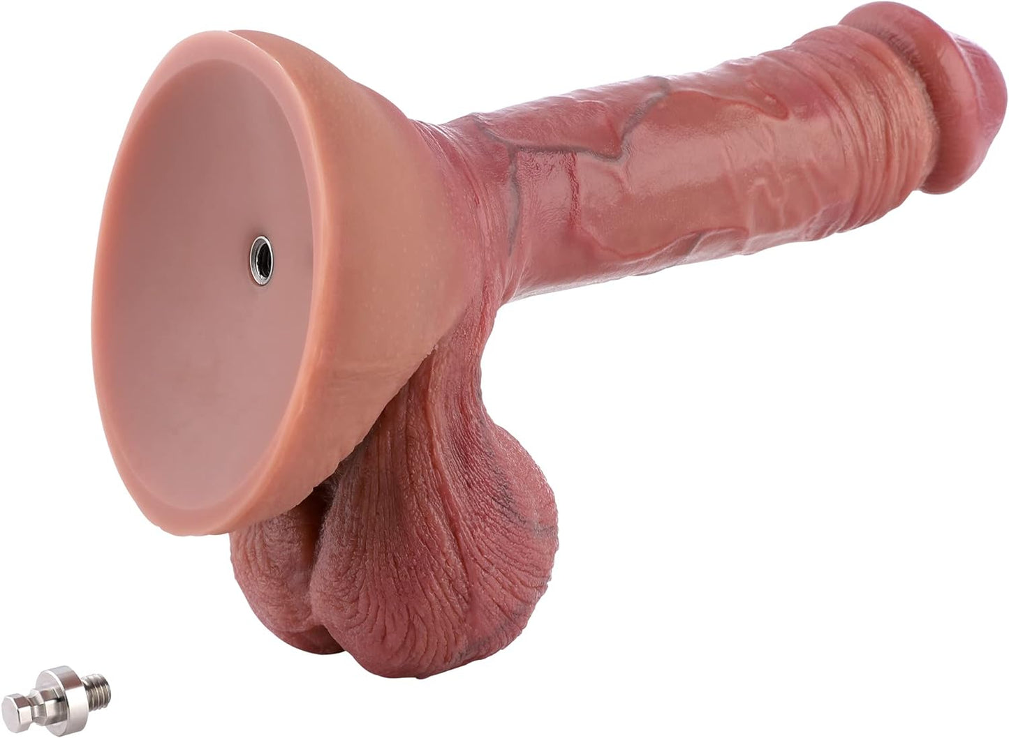 Dildoaufsatz, 8,46''Silikondildo mit Kugeln