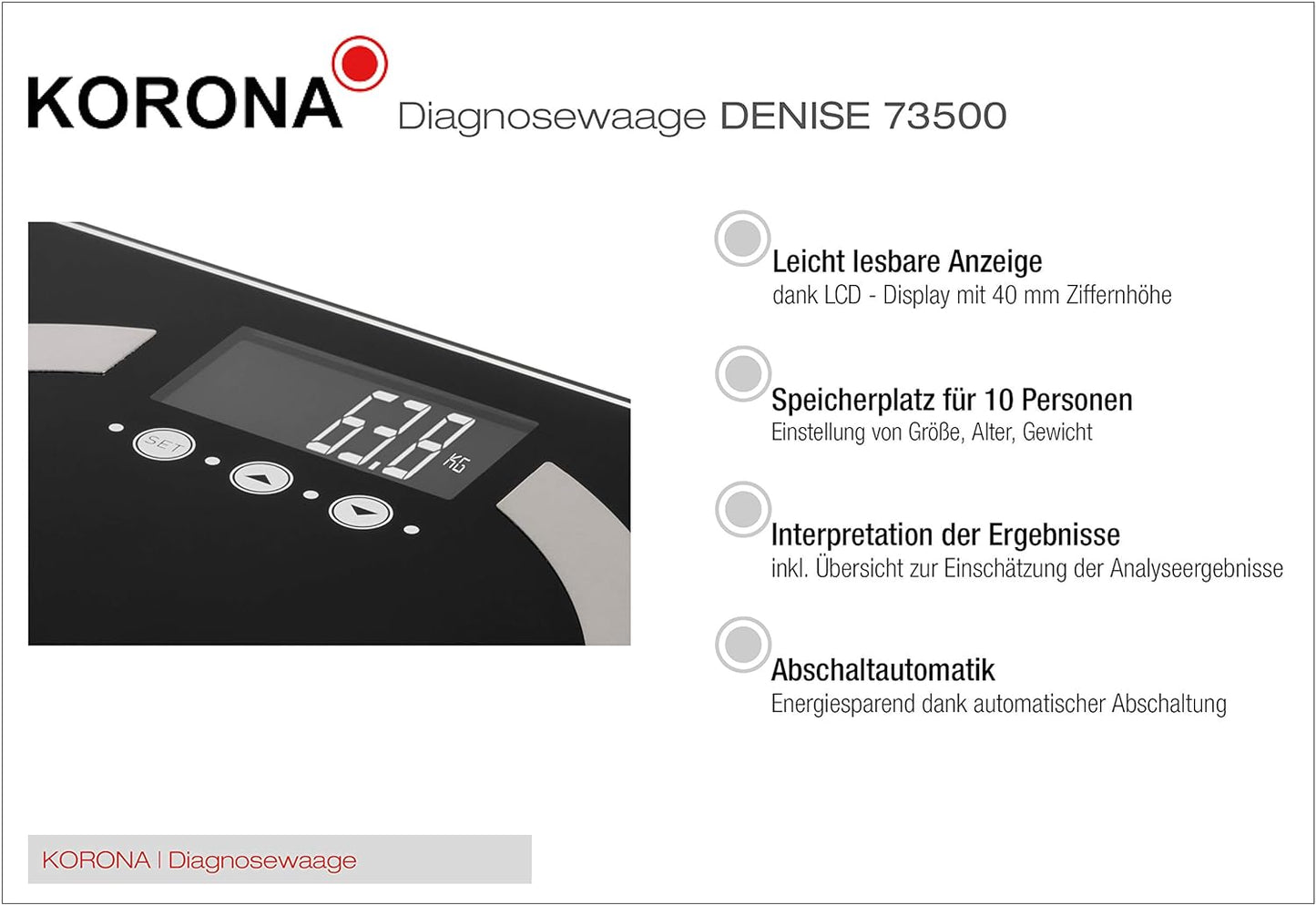 Diagnosewaage Denise 73500