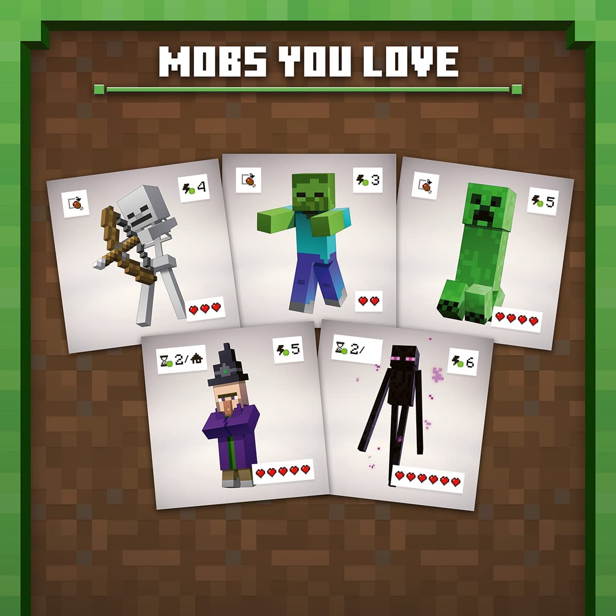 Minecraft Builder & Biomes, Brettspiel