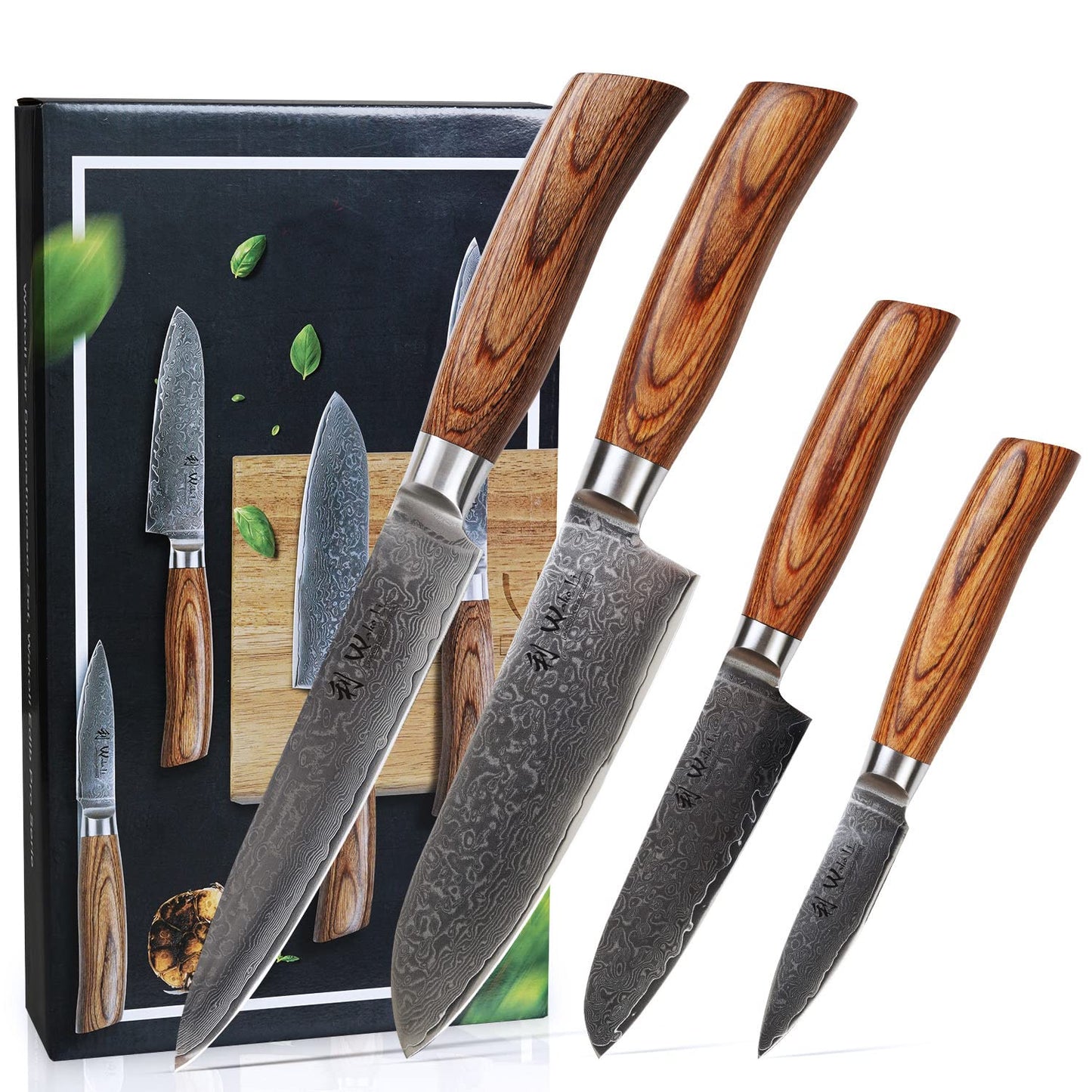 Damastmesser Set