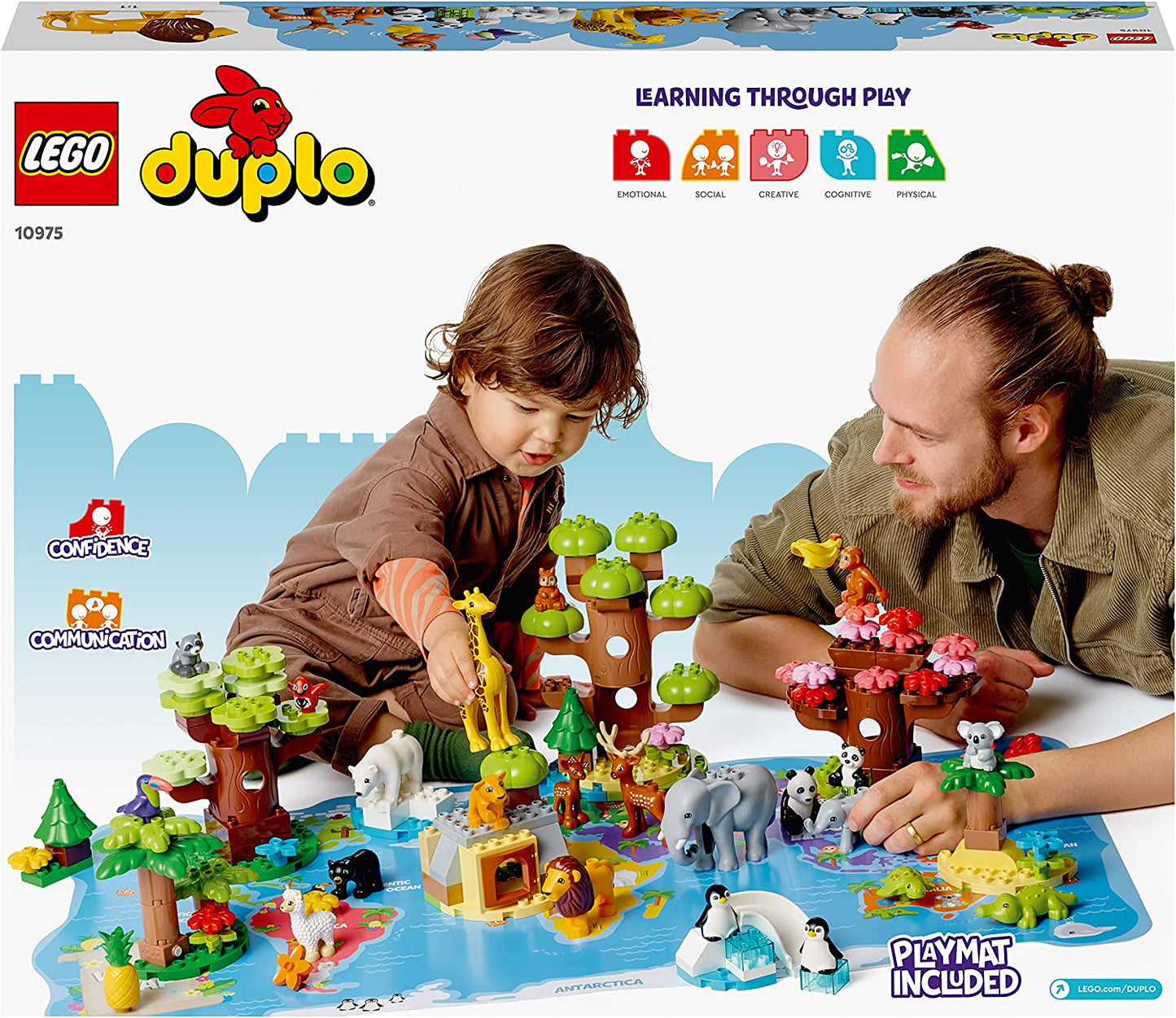 10975 DUPLO Wilde Tiere der Welt, Konstruktionsspielzeug