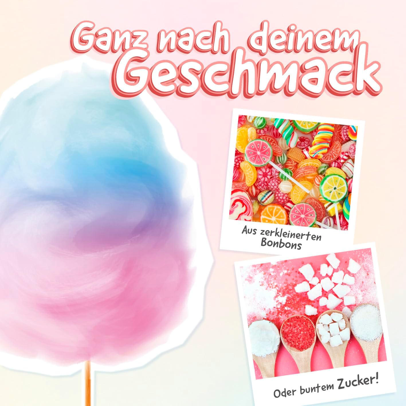 Zuckerwattemaschine, Mint