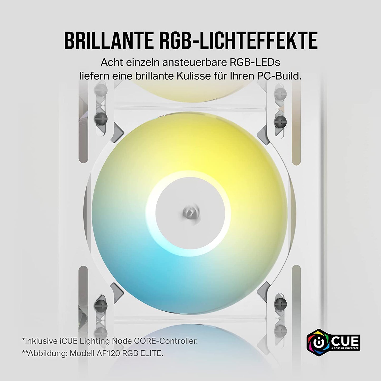 iCUE AF120 RGB Slim, Gehäuselüfter