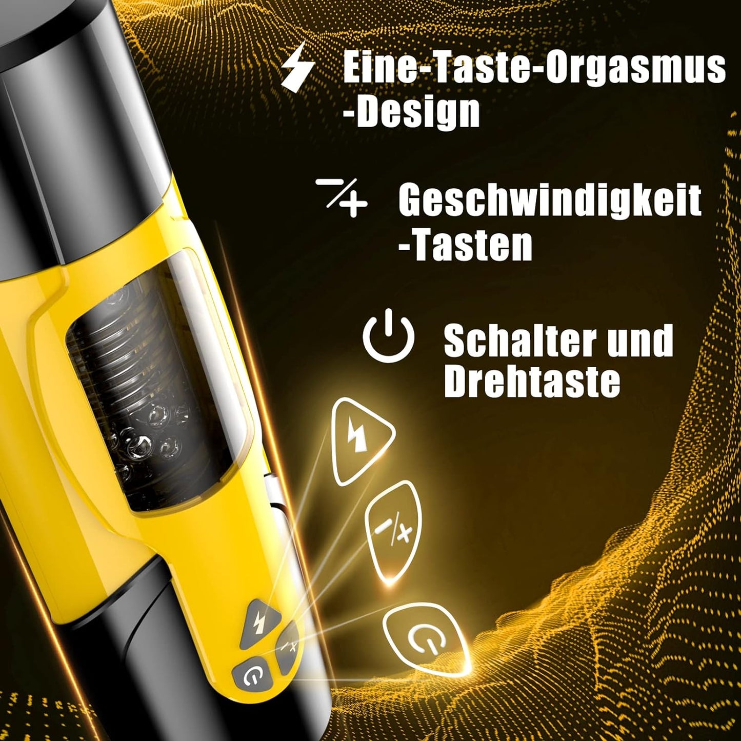 Automatischer Masturbator, B-gelb