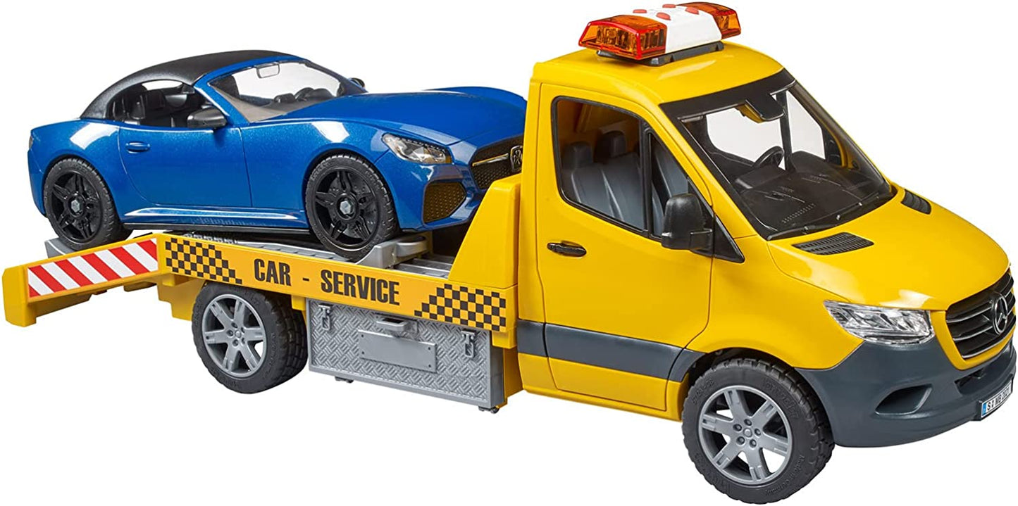 MB Sprinter Autotransporter mit Light & Sound Modul , Modellfahrzeug