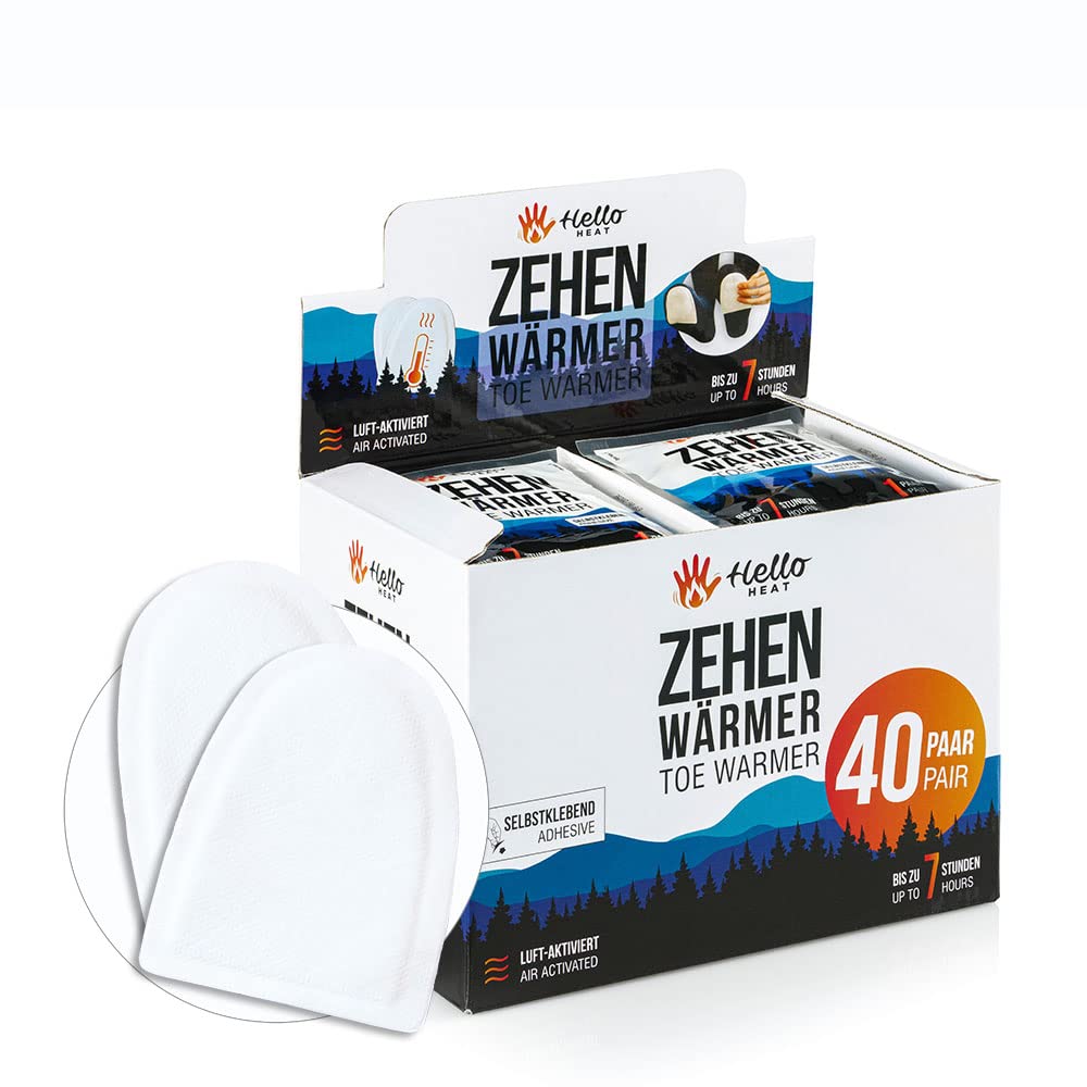 40 Paar Zehenwärmer