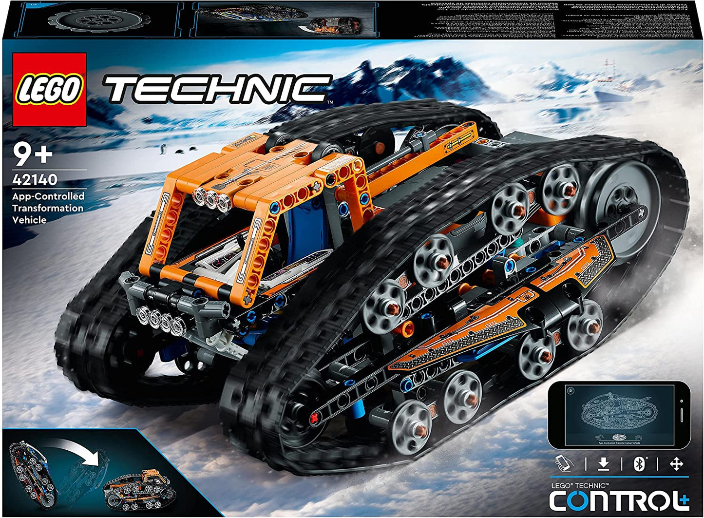 42140 Technic App-gesteuertes Transformationsfahrzeug, Konstruktionsspielzeug