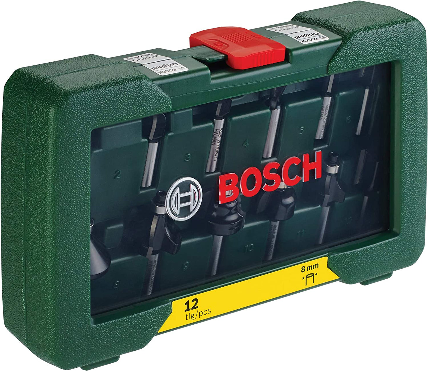 Wolfram-Carbide-Fräser-Set, 12-teilig