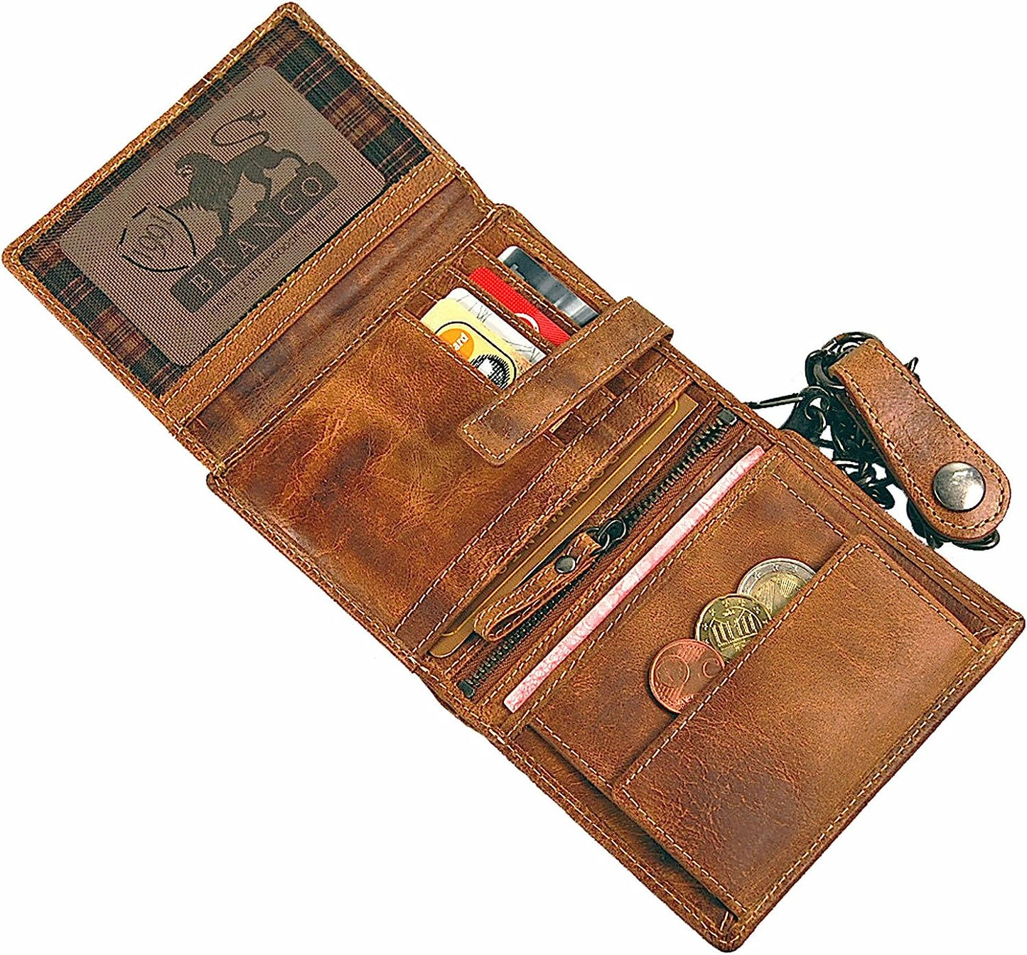 Geldbörse, Vintage-tan