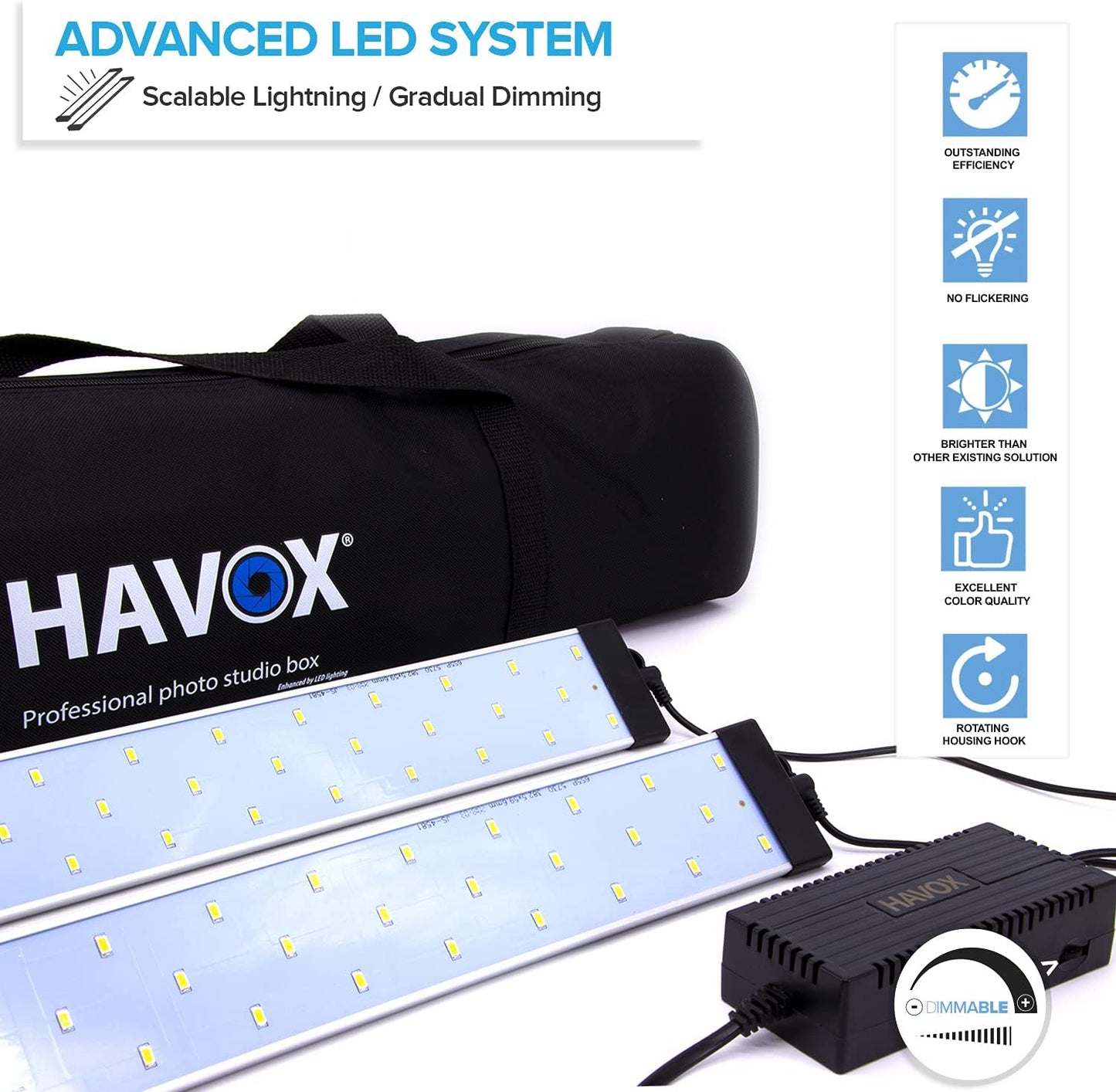 Lichtzelt, HPB-40XD (LED x4 Dimmbar)