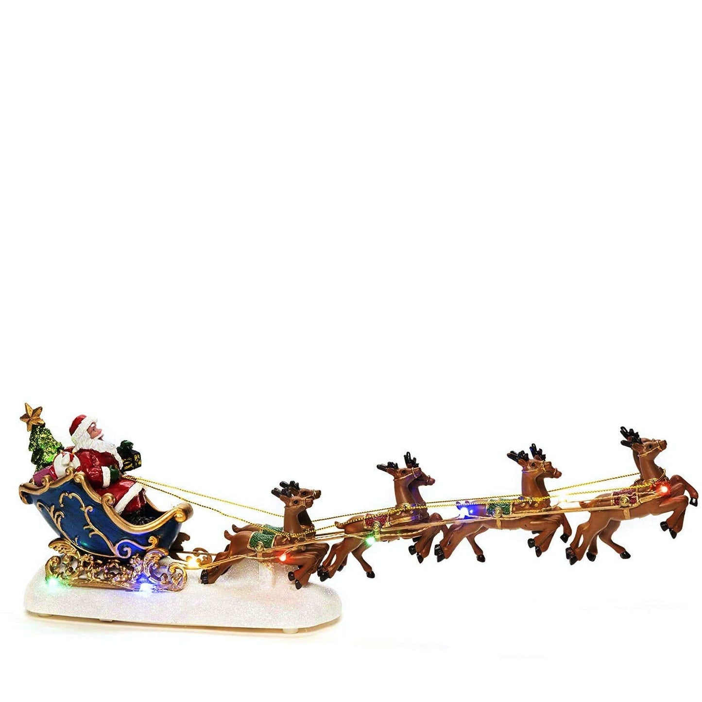 LED Weihnachtsmann im Schlitten 4205-000, Weihnachtsmann