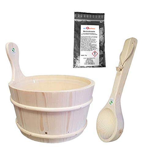 Sauna Aufgusskübel Set
