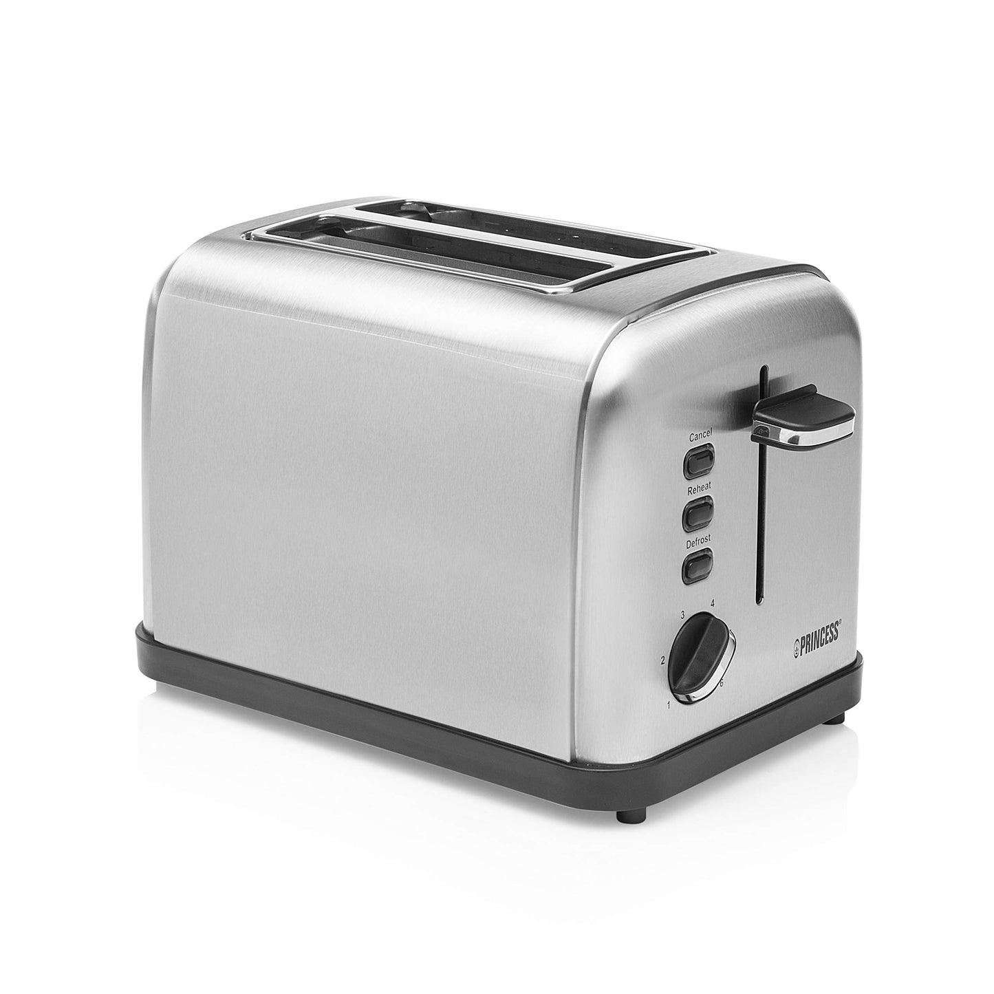 Edelstahl Toaster, 2 Toasts