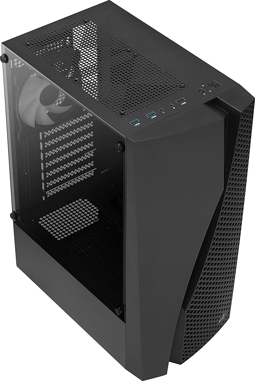 Wave-G-BK-v3, Tower-Gehäuse, Schwarz WAVEBKV3