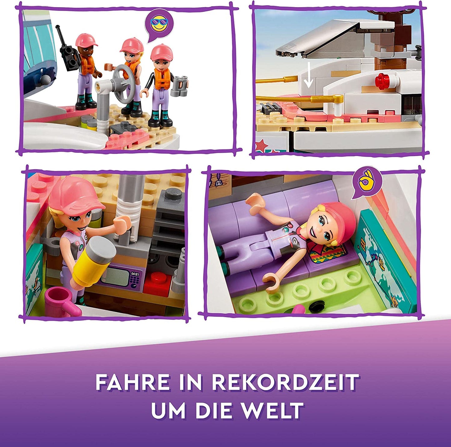 41716 Friends Stephanies Segelabenteuer, Konstruktionsspielzeug