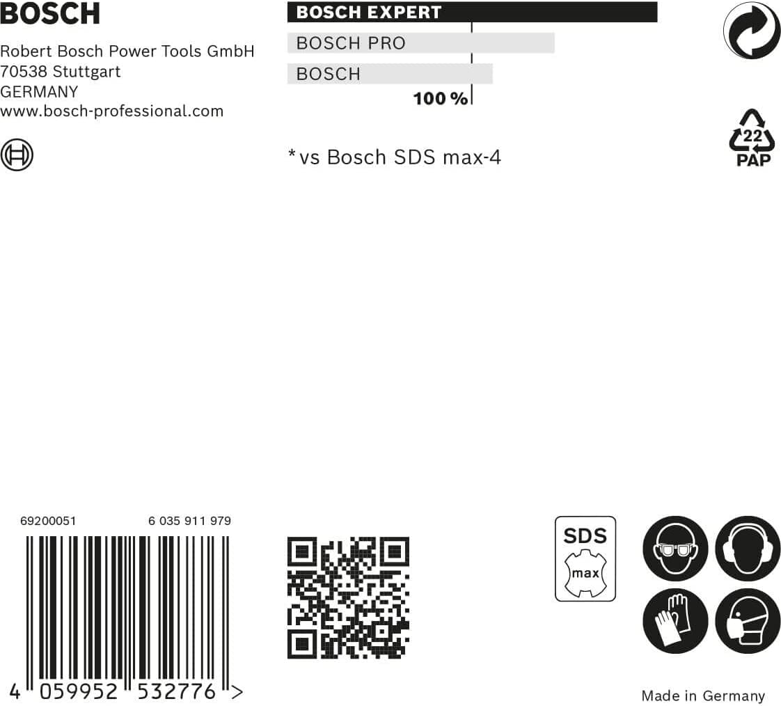 Expert Hammerbohrer SDS-max-8X, Ø 12mm