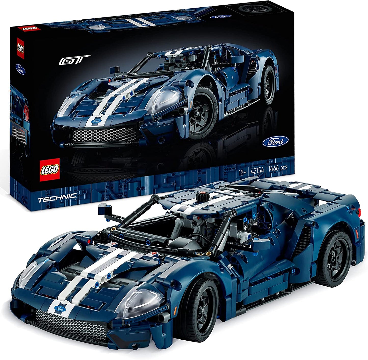 42154 Technic Ford GT 2022, Konstruktionsspielzeug, Single