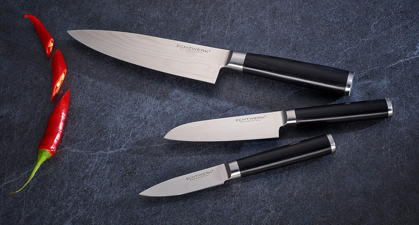 Damaszener Messer Set, 3-teilig