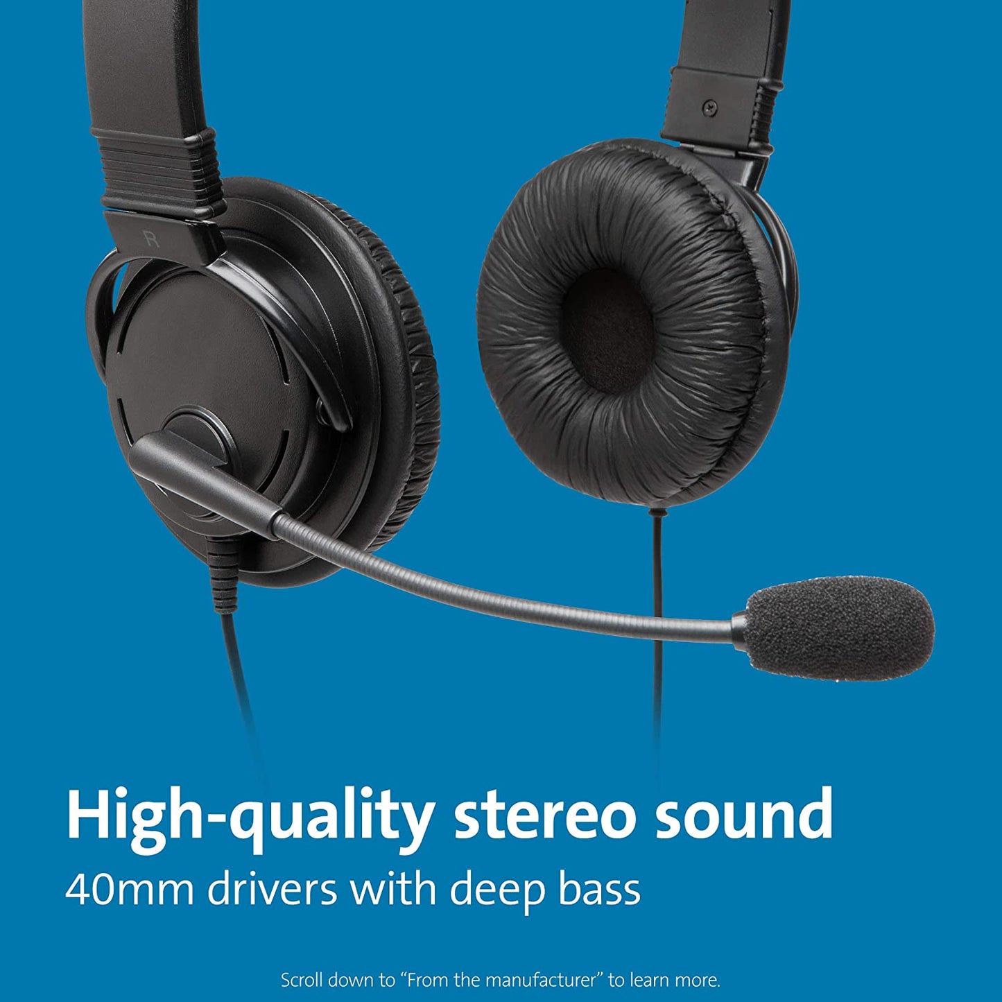 USB HiFi-Kopfhörer mit Mikrofon, Headset