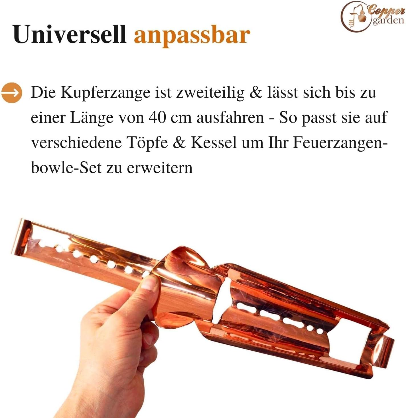 Feuerzange, Kupfer