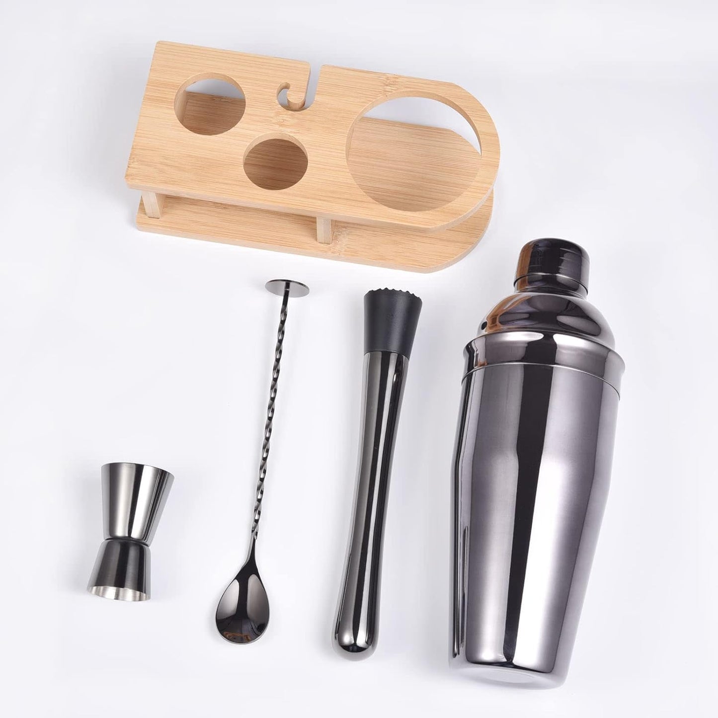 Cocktail Shaker Set, Grau