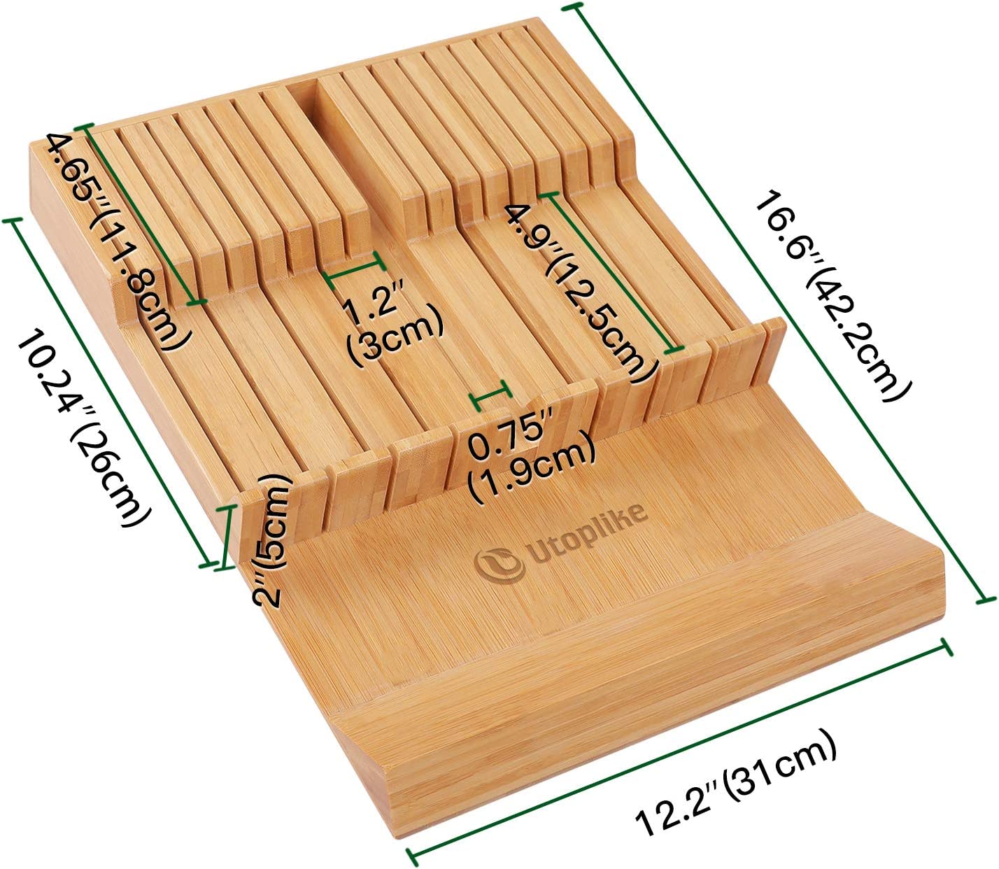 Schubladenmesserblock, 16 Knife Organizer