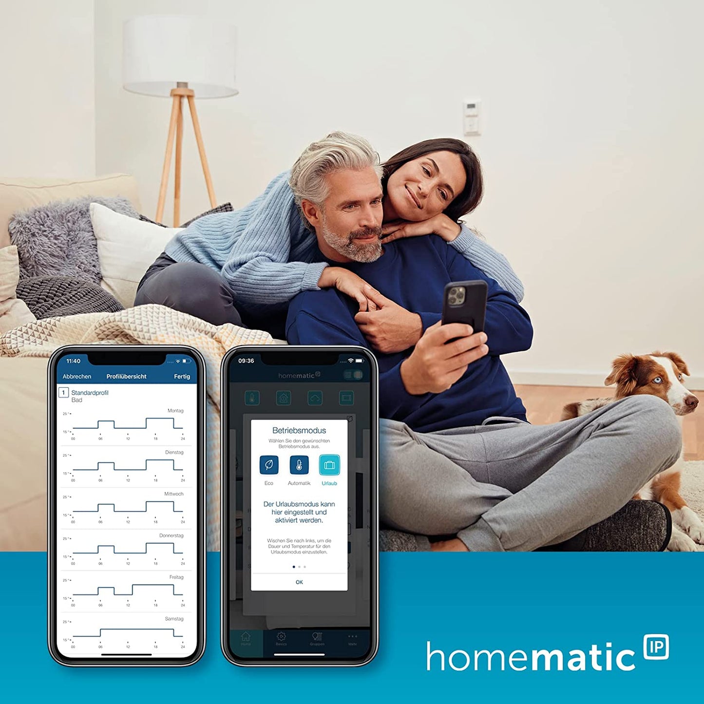 Smart Home Wandthermostat mit Schaltausgang (HmIP-BWTH), Standard für 230V Stellantriebe