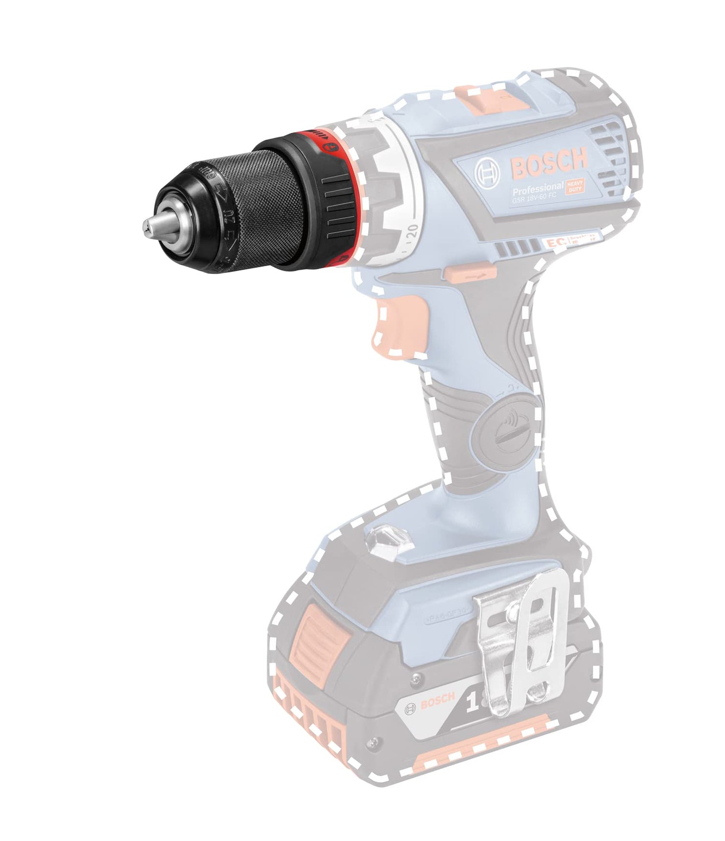 FlexiClick-Bohrfutteraufsatz GFA 18-M Professional