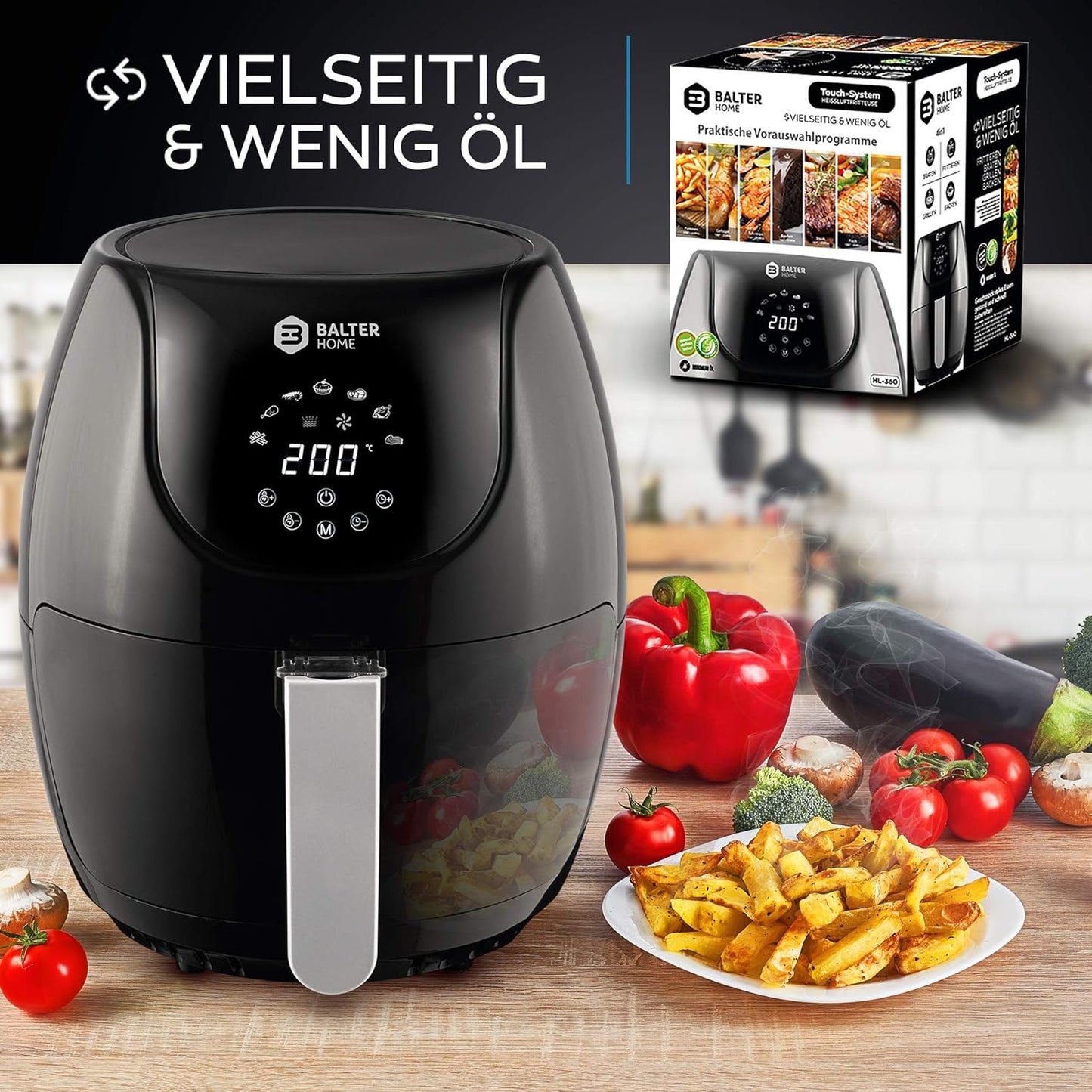 Heissluftfritteuse XL Touch / HL-360