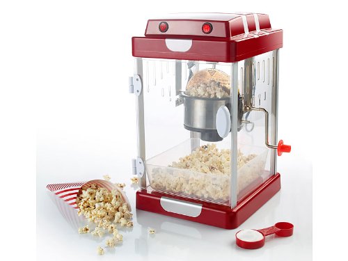 Retro-Popcorn-Maschine, Retro-popcornmaschine "Movie", Rot