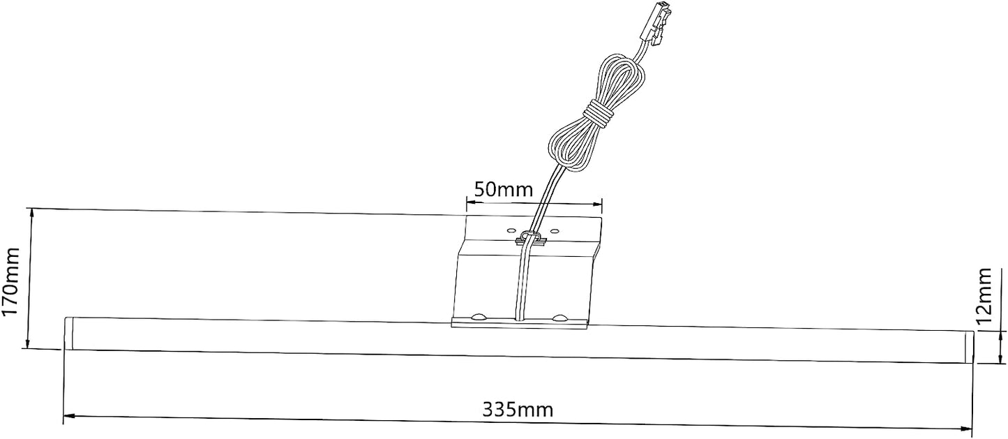 LED Schrankleuchte, 3er Set