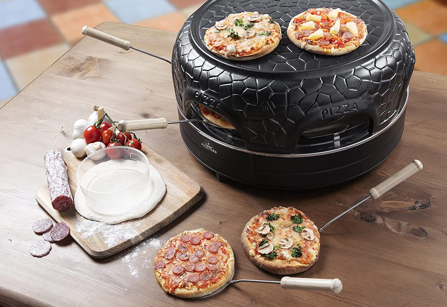 Pizzetteria APD600Z, Pizzaofen, 6 Personen