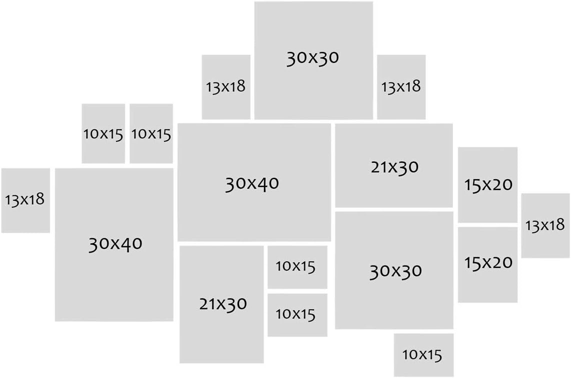 Bilderrahmenset, Set / 17 Rahmen